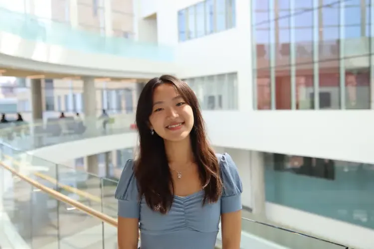 student smiling 